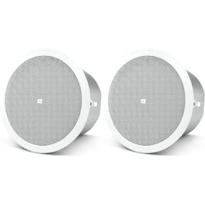 JBL Professional Control 24C 4-Inch Background/ForegroundCeiling Speaker, White, Sold as Pair(White)