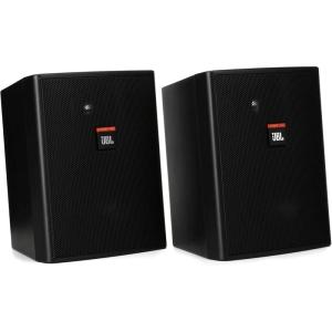 JBL Professional Control 25AV Compact Indoor/Outdoor Background/Foreground Speaker, Black, Sold as Pair