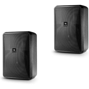 JBL Professional Control 31-WH Two-Way High-Output Indoor-Outdoor Monitor Speaker, White, 10-Inch(Black)