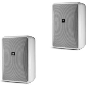 JBL Professional Control 31-WH Two-Way High-Output Indoor-Outdoor Monitor Speaker, White, 10-Inch(White)