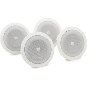 JBL Professional HPD8128 Full-range 8-inch In-Ceiling Loudspeaker, White(4-Inch)